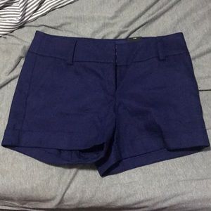Blue dress shorts